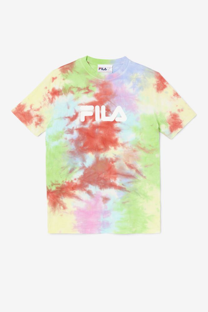 Fila T-Shirt Womens Multicolor Alivia Tie Dye - Ireland 23571-ZYUV